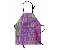 Abstract Distorted Cubes Apron