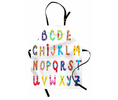 Funny Colorful Letters Apron