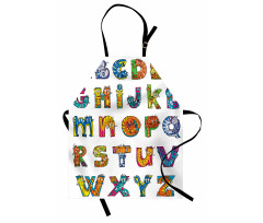 Funny Cats Letter Shapes Apron