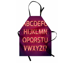 Contemporary Letters Art Apron