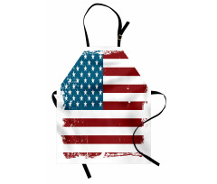 Grungy Old Glory USA Apron