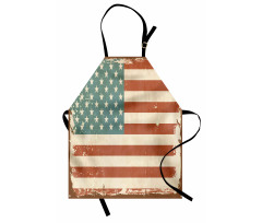 Grunge US Flag Apron