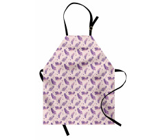 Feathers Paint Blots Apron