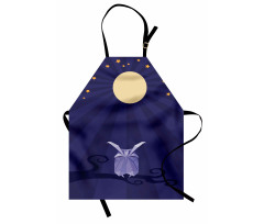 Origami Bird at Night Apron