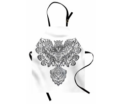 Monochrome Open Wings Apron