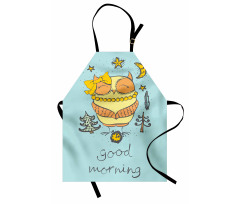 Morning Wake up Time Apron