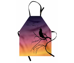 Gradient Sunrise Bird Apron