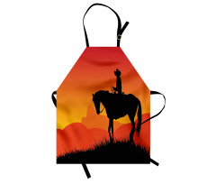 Lonely Cowboy Horseback Apron