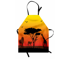 Savannah Animals Sunset Apron