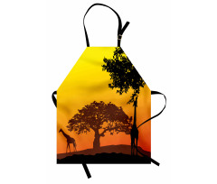 Giraffe Savannah Desert Apron