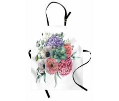 Hydrangeas Bouquet Apron