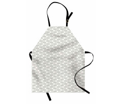 Modern Zigzags Pattern Apron