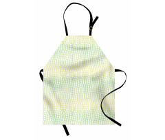 Vertical Waves Polka Dots Apron