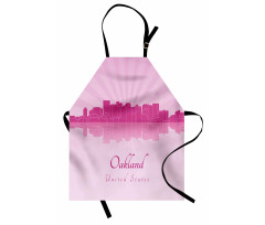 Calligraphic City Skyline Apron