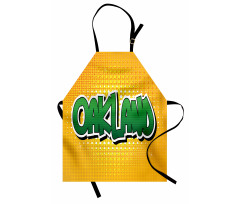 Comic Book Style Wording Apron