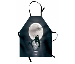 Mermaids at Night Apron