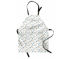 Doodle Dandelion Flowers Apron