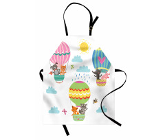 Animals Fly Nursery Apron