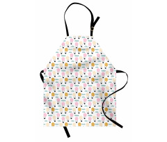 Pastel Sky Cartoon Apron