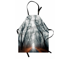 Autumn Sky and Leaves Apron