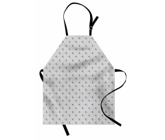 Romantic Monochrome Roses Apron