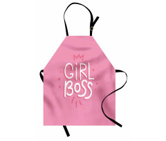 Feminine Pinkish Concept Apron