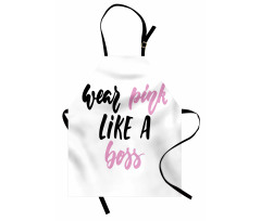 Wear Pink Like a Boss Apron