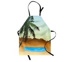 Tree and a Camel Far Away Apron