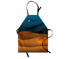 Sand Dunes Starry Night Sky Apron