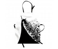 Black and White Singer Woman Apron