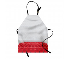 Theater Chairs Row Graphic Apron