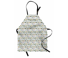 Leaves in Grunge Apron