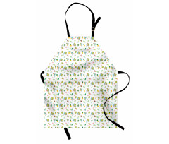 Cartoon Exotic Summer Apron