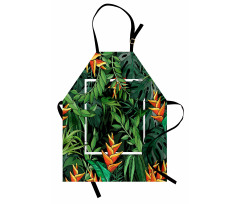 Modern Jungle Square Apron