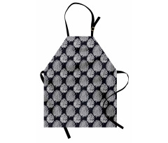 Modernistic Leaves Art Apron