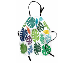 Colorful Bold Leaves Apron