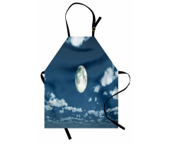 Fluffy Clouds Scattered Apron