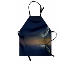 Moon Reflection on Water Apron