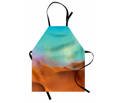 Fine Art Desert and Sky Scene Apron