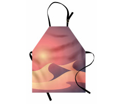 Warm Colors Sky and Desert Apron