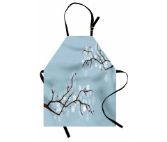 Snowflakes on Branches Apron