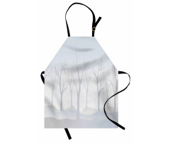 Misty Weather in the Forest Apron