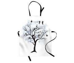 Branches with Birds Apron