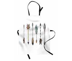 Tribal Arrows Drawn by Hand Apron