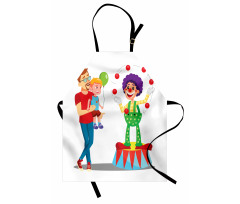 Father and Son Having Fun Apron