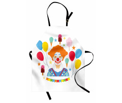 Happy Man in Colorful Costume Apron