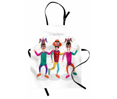 Funny Crazy Entertainer Men Apron