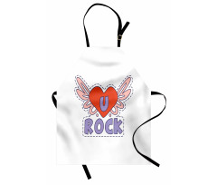 Winged Heart Motivation Apron