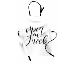 Mother Love Phrase Art Apron