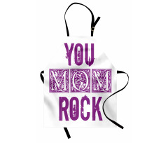 Mother's Day Typography Apron